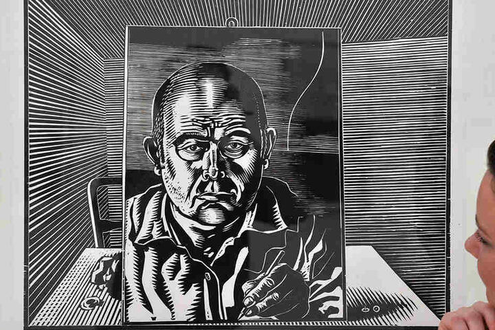 Selbstporträt: Wolfgang Mattheuer wäre am 7. April 90 Jahre alt geworden.