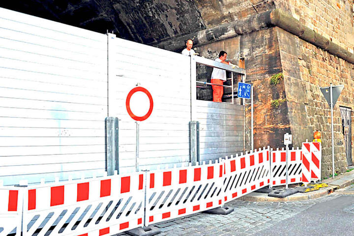 Zukünftig soll Dresden die Kosten für den mobilen Hochwasserschutz selbst
tragen.