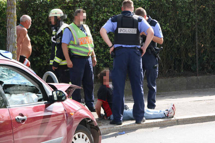 Die Polizei konnte den Mann festnehmen.