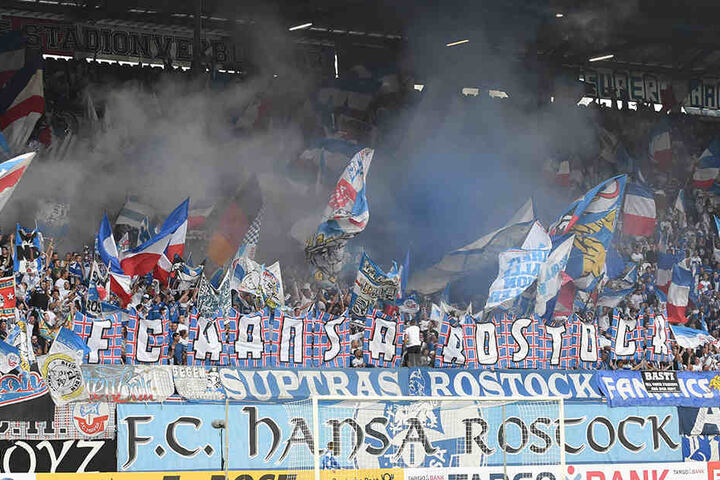 Die Rostocker-Fans sind für ihre gewaltbereiten Fans deutschlandweit bekannt.
