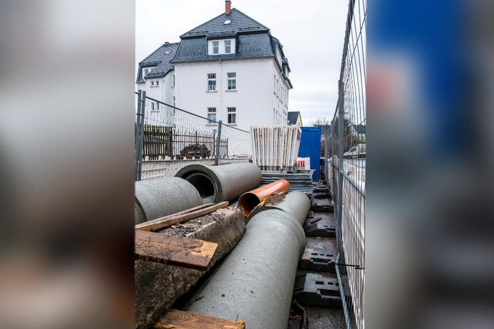 Wegen Kanalarbeiten werden ab Montag drei Straßen in Limbach-Oberfrohna gesperrt.