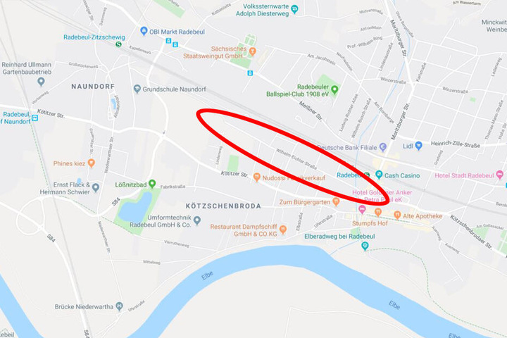 Auf der Wilhelm-Eichler-Straße kam es zu dem Unglück.