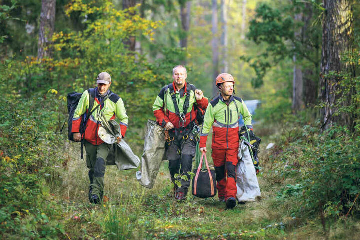 Machen sich an die Arbeit: Thomas Tunger (v.l.), Peter Hahn (56) und Heiko Schwarz.