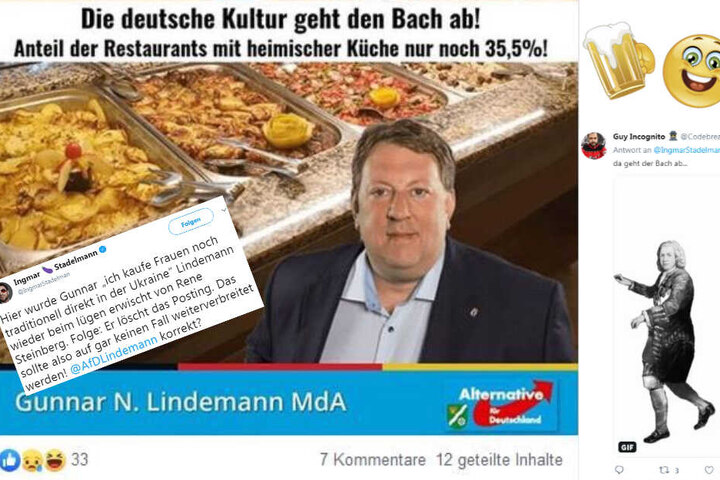 Gunnar Lindemann von der AfD fiel im Netz schon mehrfach durch peinliche Tweets auf.