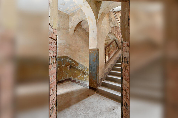 Das historische Treppenhaus soll seinen Charme auch nach der Sanierung behalten.