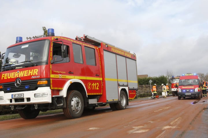 Rund 60 Feuerwehrmänner waren im Einsatz.