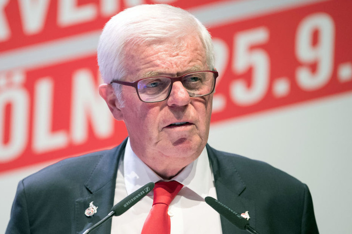Werner Spinner, Präsident des 1. FC Köln.