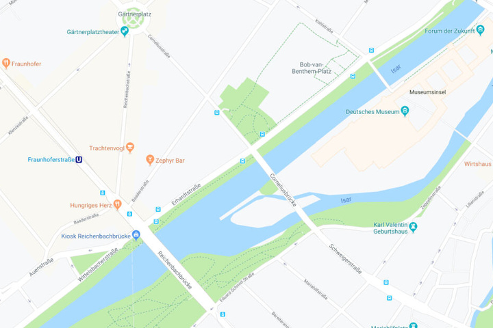 Das Unglück ereignete sich im Kreuzungsbereich Erhardtstraße - Corneliusstraße.