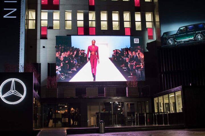 Blick auf das E-Werk während der Berlin Fashion Week. In Berlin beginnt heute die Modewoche. (Archivbild)