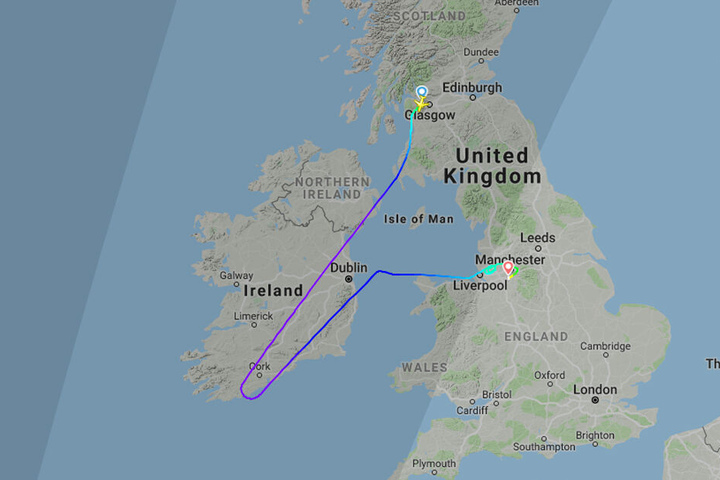 Der Flug musste auf dem Weg nach Teneriffa umgeleitet werden und landete in Manchester.