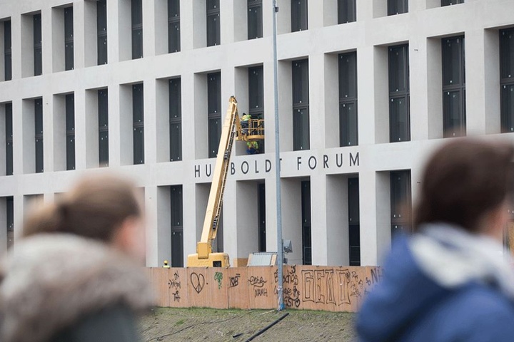 Blick auf das Humboldtforum in Berlin.