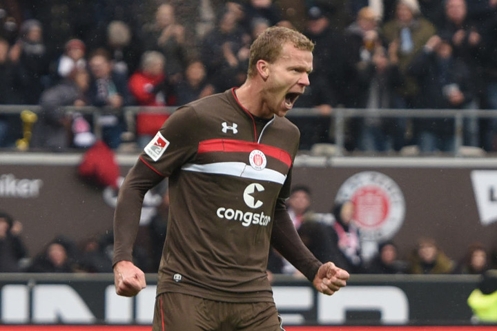 Henk Veerman schoss den Ausgleich für den FC St. Pauli.