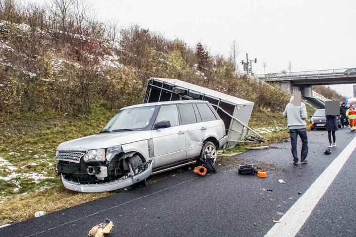 Die A8 in Richtung München war teils komplett gesperrt.