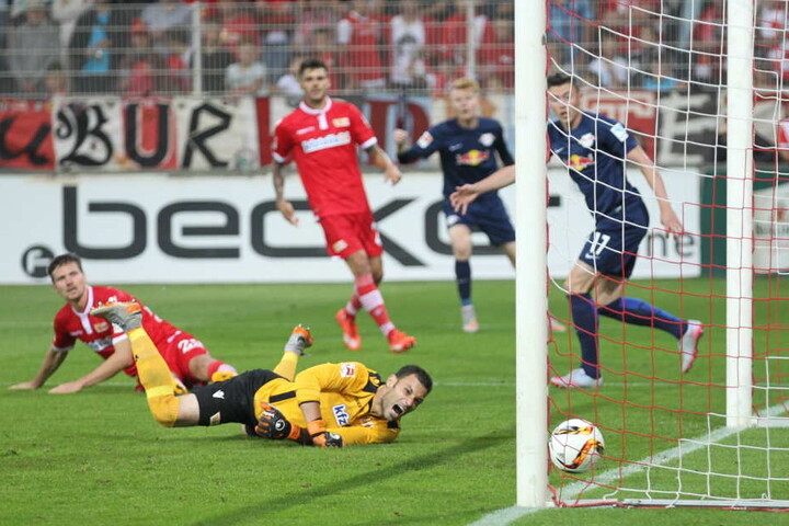Hier traf Nils Quaschner (r.) gegen Union Berlin in Liga zwei. Bald dürfte der Stürmer in Dänemark auf Torejagd gehen.