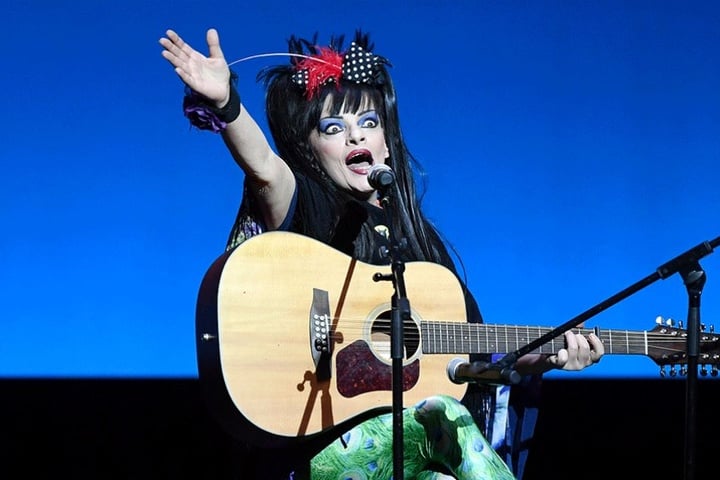 Auch Nina Hagen trat in der fünfstündigen Vorstellung auf.