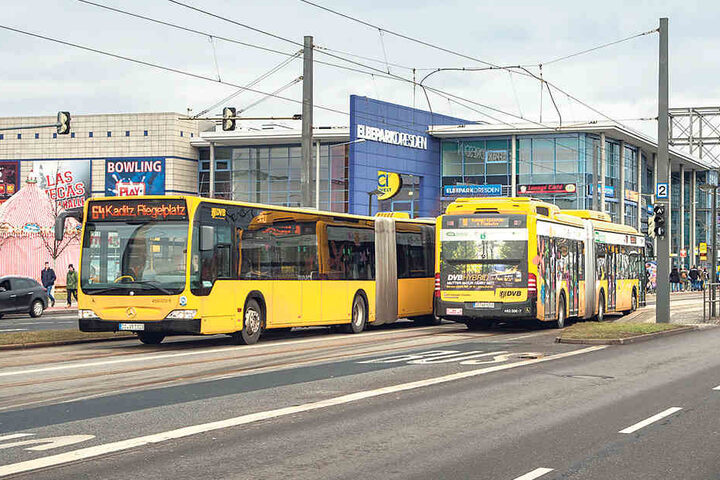 Teil des Parkplatzvergleichs ist auch ein Standort am Elbepark.