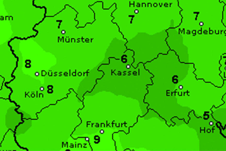 An den Abenden kühlt es sich auf sechs bis sieben Grad ab.