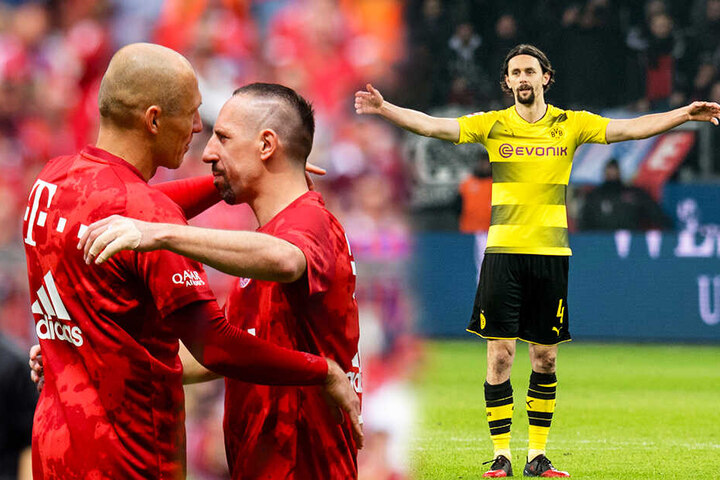 Arjen Robben (l.), Franck Ribery (M.) und Neven Subotic könnten mit ihren Qualitäten viele Mannschaften verstärken. (Bildmontage)