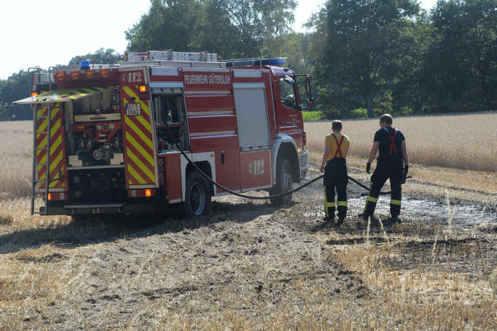 Die Feuerwehr war froh, dass kein starker Wind ging.