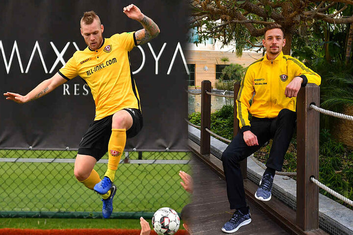 Brian Hamalainen (l.) und Jannik Müller sind neu im Mannschaftsrat.