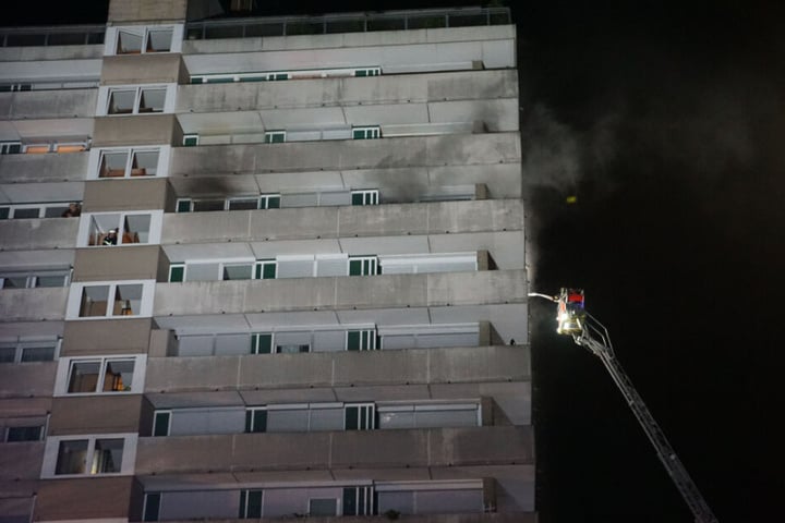Die Feuerwehr löschte den Brand.