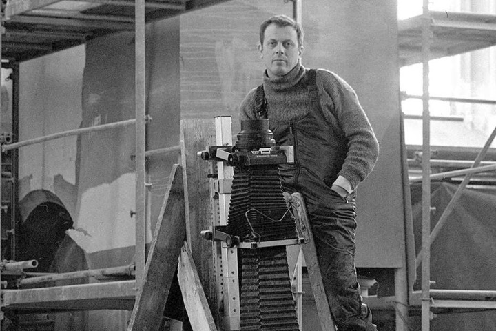 1985 dokumentierte Fotograf Jörg Schöner die Schlusssteine am Deckengewölbe der Peterskirche Görlitz.