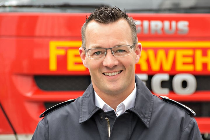 Matthias Mausbach, Leiter der Feuerwehr der Stadt Mettmann.