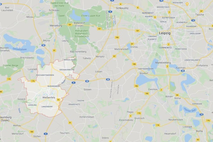 Der Vorfall ereignete sich in Weißenfels bei Leipzig.