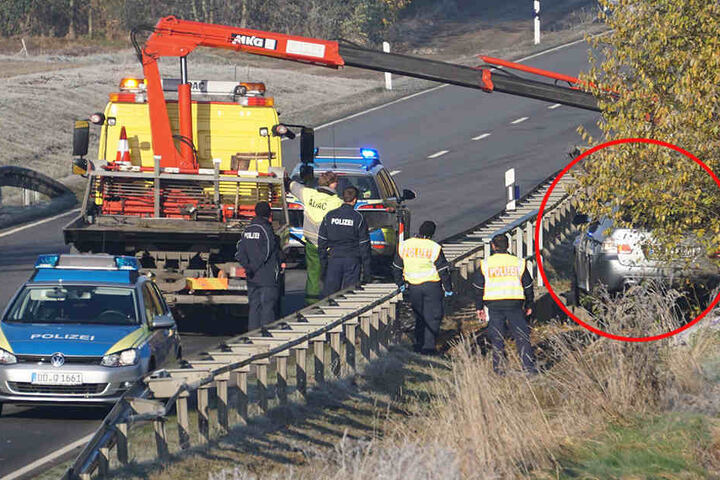 Erst als der Abschleppdienst anrückte, kam der BMW zum Vorschein.
