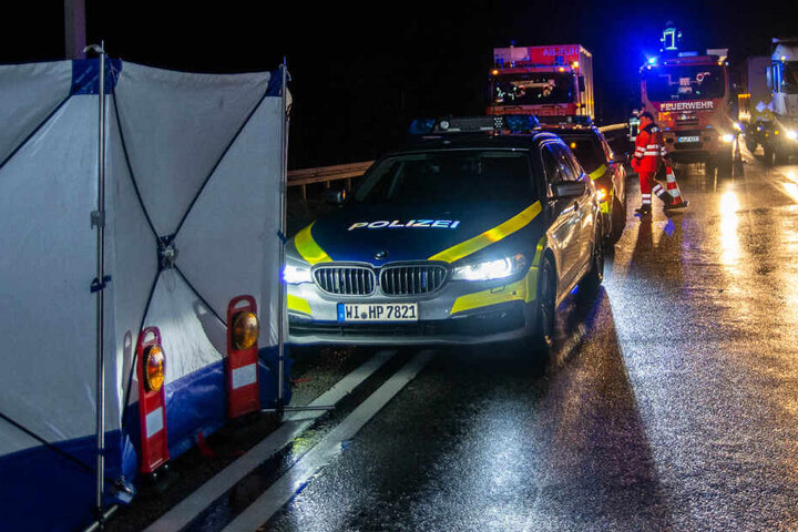 Der Unfall ereignete sich auf der A3 bei Wiesbaden.
