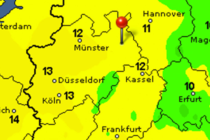Die Temperaturen werden wieder zweistellig.