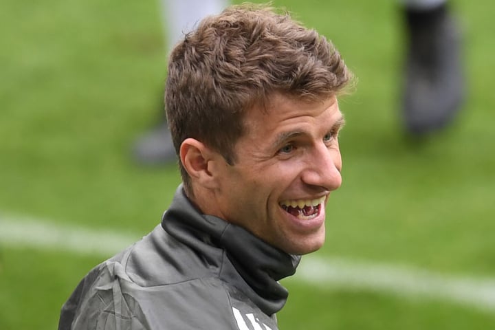 Thomas Müller gratulierte dem DSV-Adler zu seiner starken Leistung.