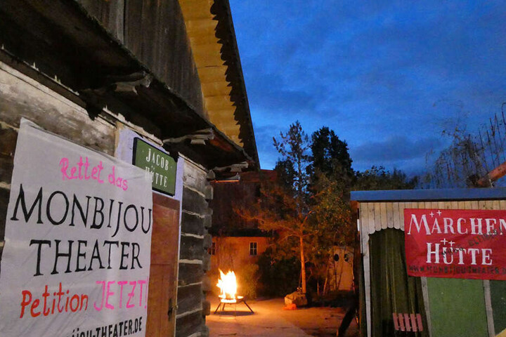 Die Märchenhütten auf dem Bunkerdach im Monbijoupark.