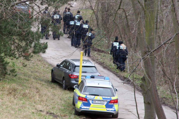 Der Pfingstbergweiher wurde nach dem Fund abgesperrt.