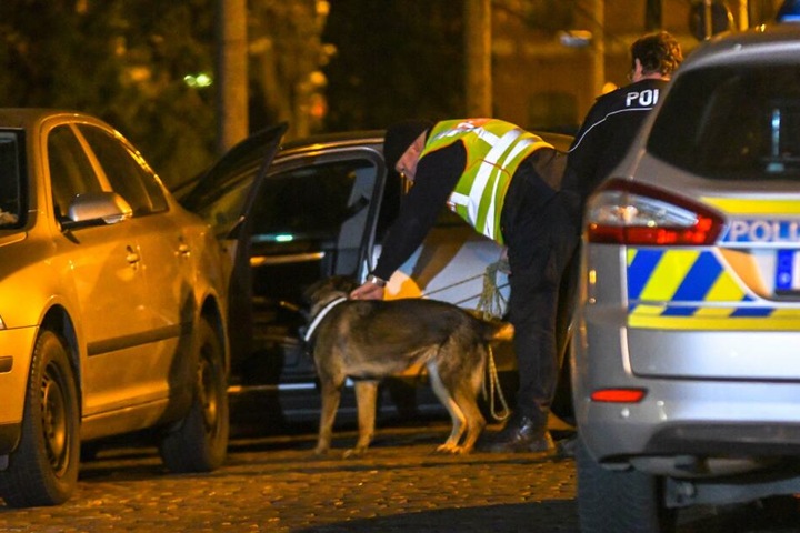 Der Fahrer konnte fliehen. Selbst der Einsatz eines Spürhundes brachte keinen Erfolg.