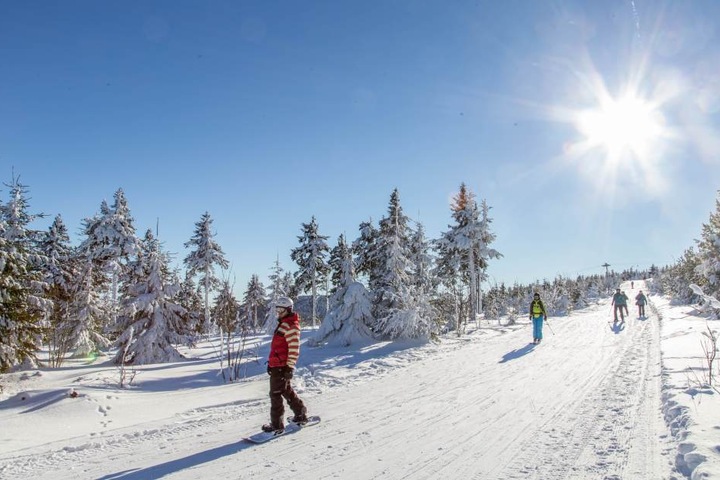 Viel Schnee und beste Wintersportbedingungen in Oberwiesental.