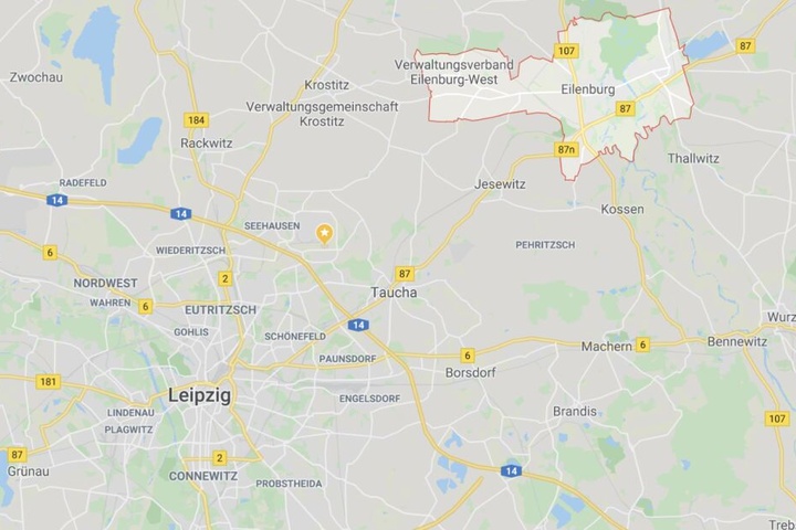 Der Tatort in Eilenburg liegt nordöstlich der Messestadt.