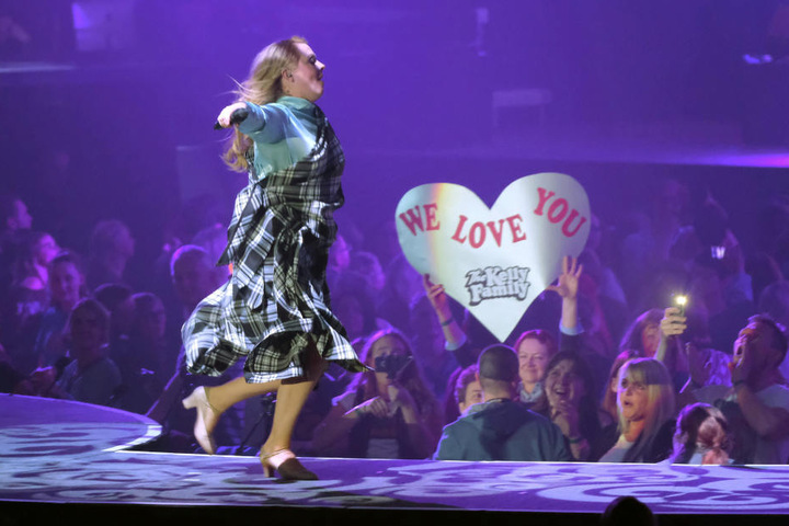 Patricia Kelly genießt ihren Auftritt vor 7000 Fans.