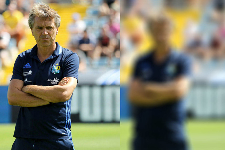 CFC-Trainer Horst Steffen guckte erst etwas skeptisch, war am Ende aber doch ganz zufrieden.