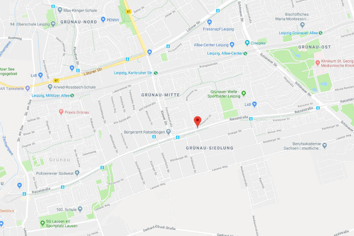 Etwa auf Höhe der Ratzselstraße kam es zum Eklat.
