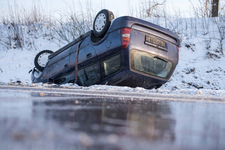 Auf der A24 soll es dichtes Schneetreiben gegeben haben.