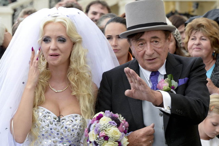 Cathy und Richard Lugner (83) bei der gemeinsamen Hochzeit.