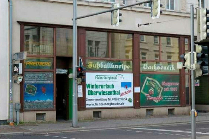 Der Tatort: In der Leipziger Fußballkneipe "Sachseneck" endete die Geburtstagsfeier blutig.