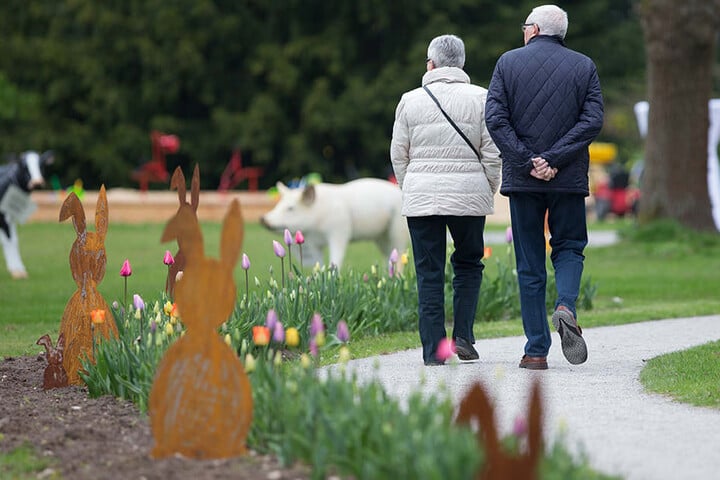 Bis zum 15. Oktober können Besucher nach Bad Lippspringe pilgern und die Gartenschau genießen.