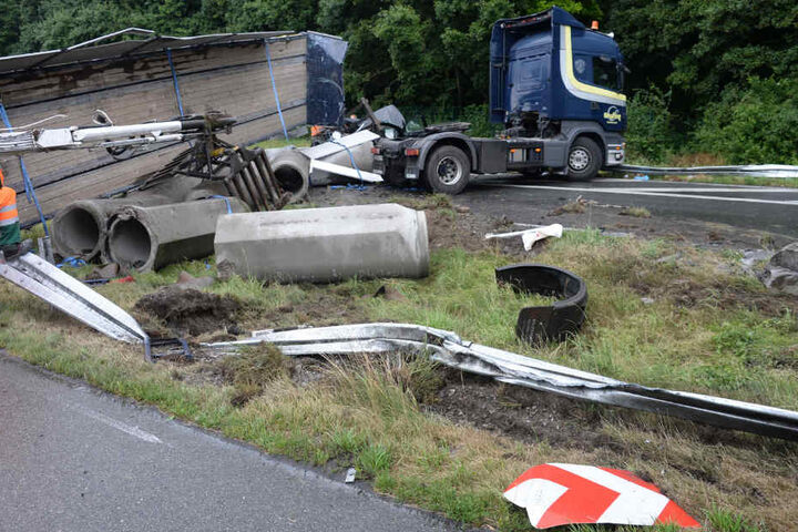 Die Unfallstelle sah aus wie ein Schlachtfeld.