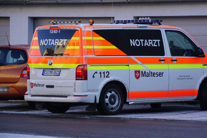 Der Notarzt war in der Schlossstraße schnell bereit.