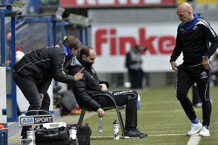 Markus Krösche will mit Stefan Emmerling als Trainer den Klassenerhalt schaffen.