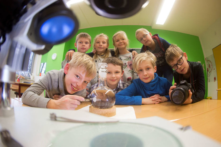 Die Kids der Grundschule Gablenz räumten bei "Jugend forscht" ab.