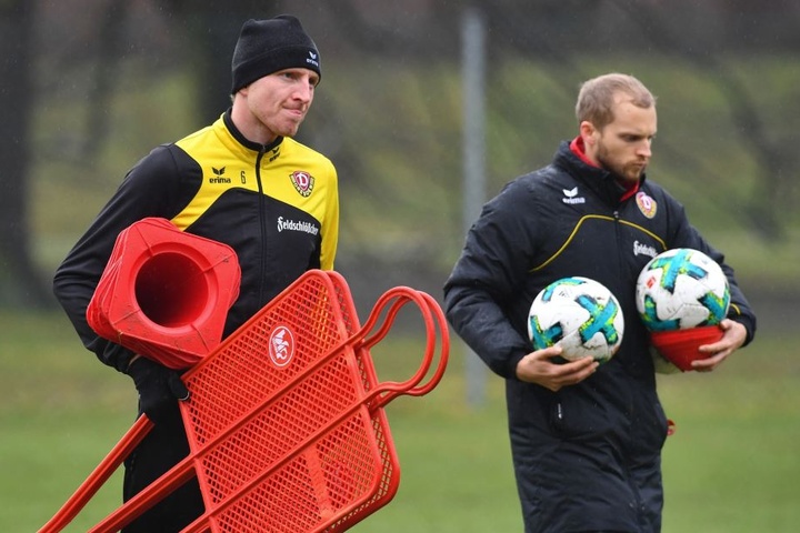 Marco Hartmann (links) schob viele Extraschichten mit Sportwissenschaftler Jacob Wolf.