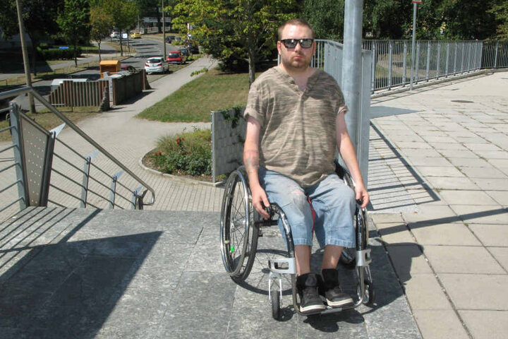 Hier wurde der Rollifahrer von der Polizei betrunken erwischt.